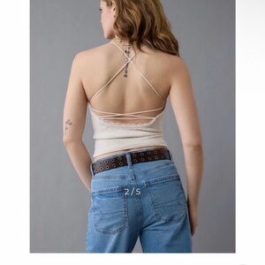 American Eagle Outfitters Black Lace Cami